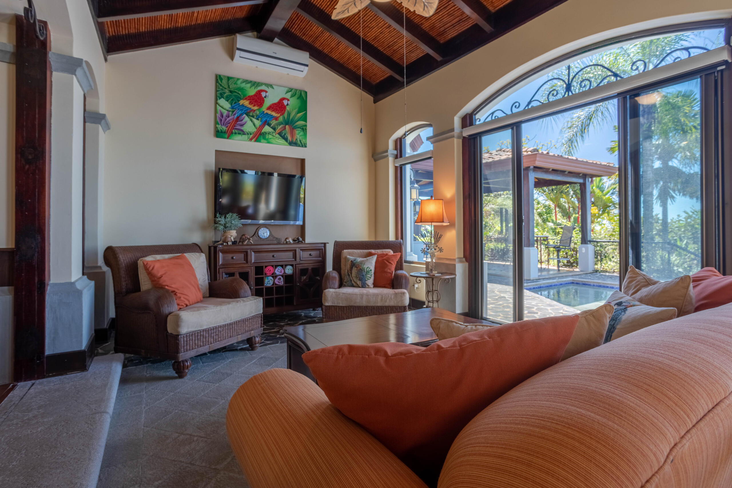 Casa Eleganza Costa Rica TV Room Vacation Villa